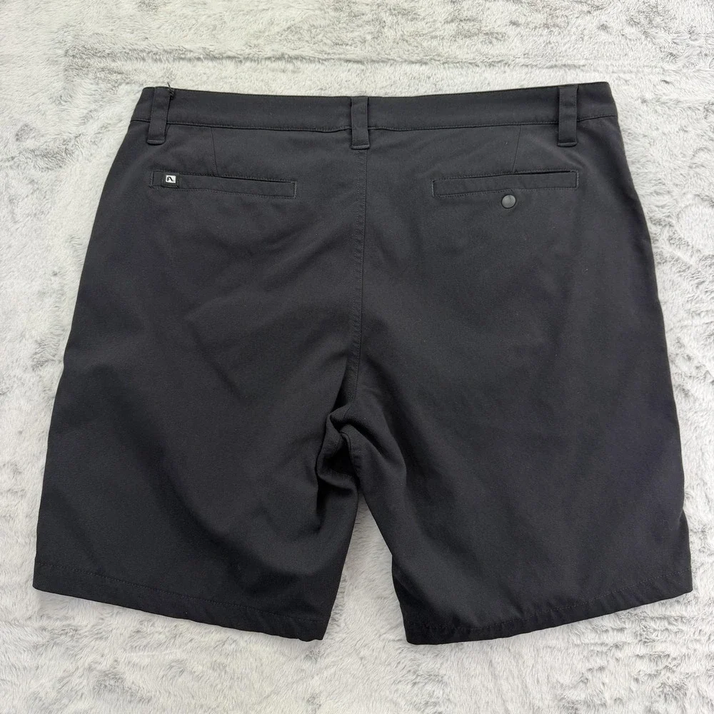 Flylow Shorts Mens XL Black Chino Microfiber Stretch Pockets 8" Mountain Bike - Picture 6 of 9